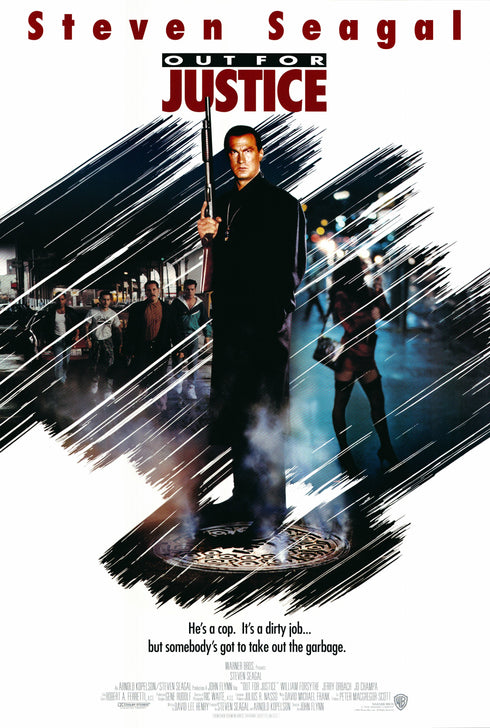 out for justice 1991 one sheet poster rolled